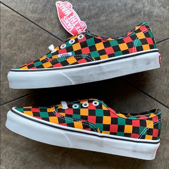 VANS AUTHENTIC WASHED BLACK/MULTI WMNS - Picture 13 of 16